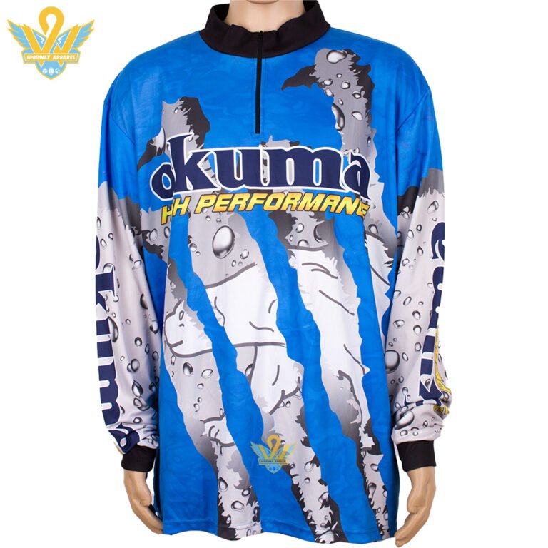 High-Performance Custom Fishing Jerseys for Anglers 1 Customized Okuma fishing shirts